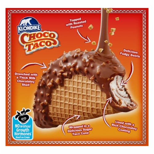 Klondike Choco Taco Vanilla Ice Cream Bars 4 ct 3.5 fl oz Kroger