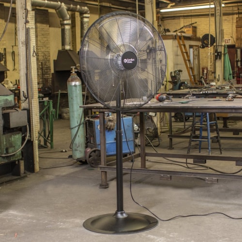 Comfort Zone 30 HighVelocity 3 Speed Adjustable Industrial Pedestal