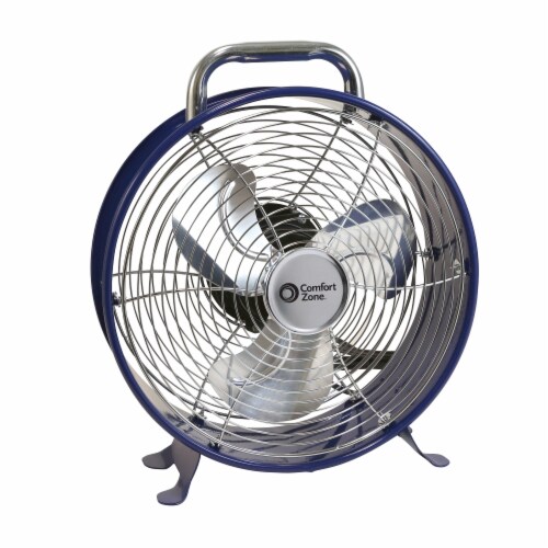 Comfort Zone Retro Utility Fan - Assorted Perspective: back