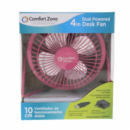Comfort Zone High Velocity Desk Fan - Assorted Perspective: back
