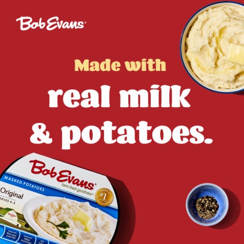 Bob Evans Original Mashed Potatoes Perspective: back