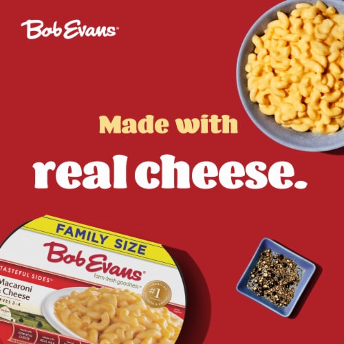 Bob Evans Family Size Macaroni and Cheese Perspective: back