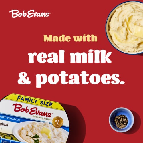 Bob Evans Family Size Original Mashed Potatoes Perspective: back