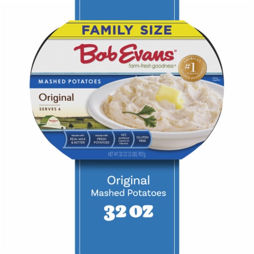 Bob Evans Family Size Original Mashed Potatoes Perspective: back