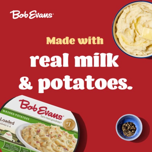 Bob Evans Loaded Mashed Potatoes Perspective: back