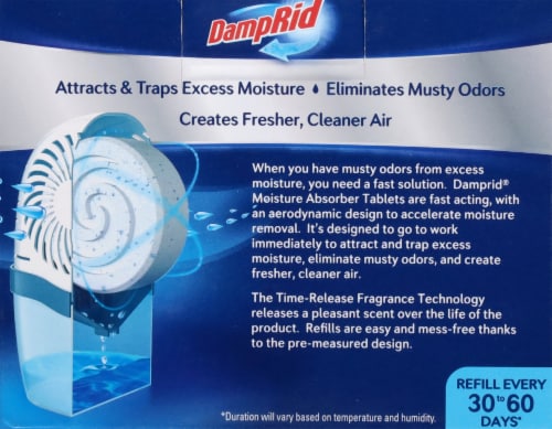 DampRid Refill Drop in Tabs Perspective: back