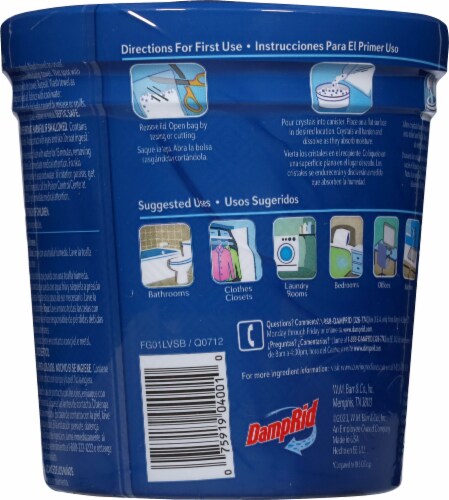 Damprid® Lavender Vanilla Scented Moisture Absorber Perspective: back