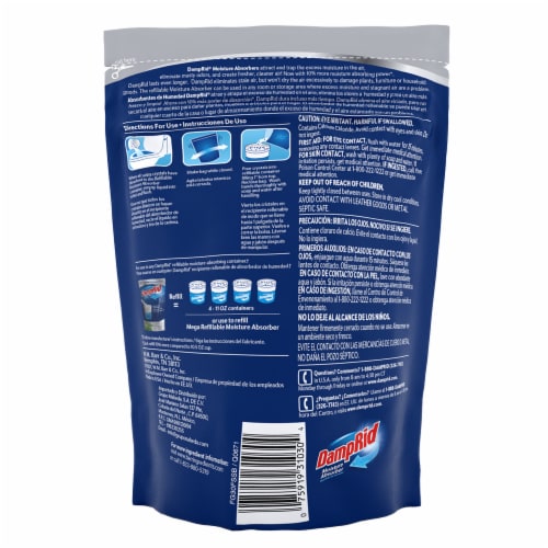 DampRid® Refill Fresh Scent Moisture Absorber Perspective: back