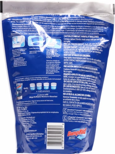 DampRid Moisture Absorber Refill – Lavender Vanilla Perspective: back