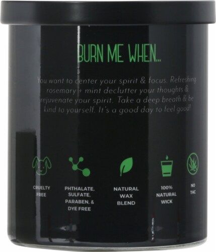 Candle-lite® CBD Breathe Rosemary + Mint Candle Perspective: back