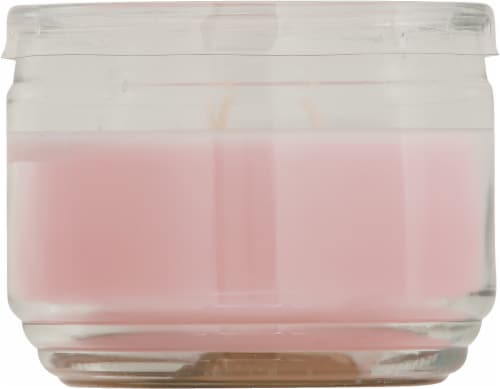 Candle-lite Valentines Day Pink Shoreline Jar Candle Perspective: back