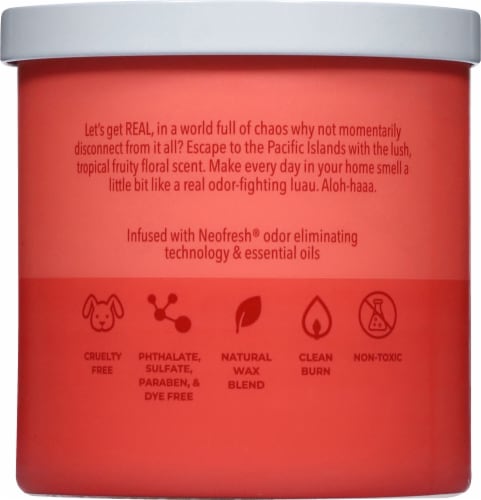 Candle-lite® Pure 2-Wick Jar Candle Real Perspective: back