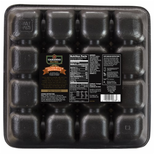 Carando Parmesan Italian Style Meatballs, 40 oz Perspective: back
