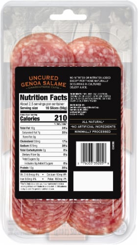 Carnado Classic Italian® Uncured Genoa Salame Perspective: back