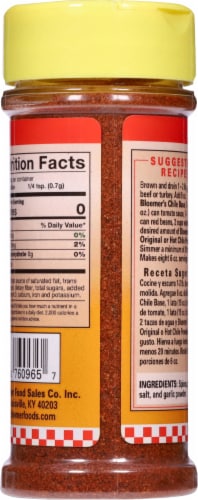 Bloemer's Chile Powder Perspective: back