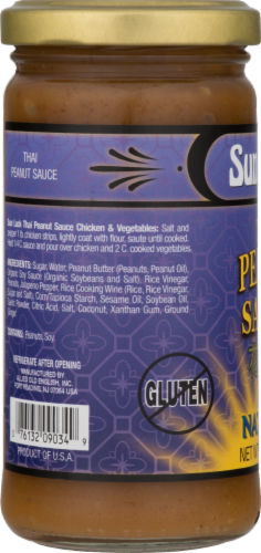 Sun Luck Thai Peanut Sauce Perspective: back