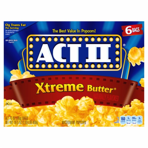 Act Ii Xtreme Butter Microwave Popcorn Perspective: back