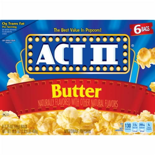 Act Ii Butter Microwave Popcorn Perspective: back