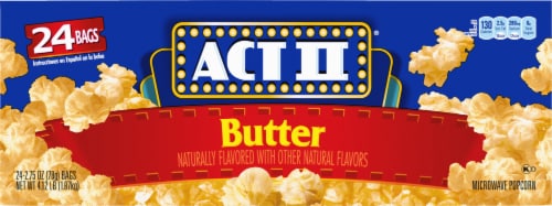 Act II® Butter Microwave Popcorn Perspective: back