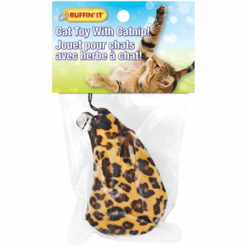Ruffin' It™ Plush Mouse with Catnip Cat Toy Perspective: back
