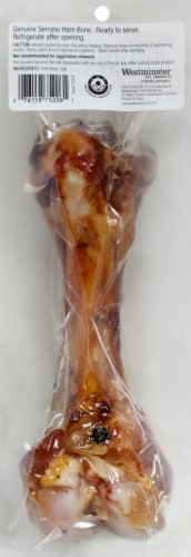 Ruffin' It™ Chop'ems™ Serrano Hame Bone Dog Chew Perspective: back