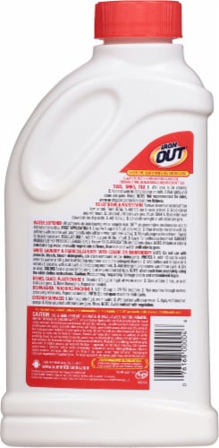 Iron Out® Rust Stain Remover Perspective: back