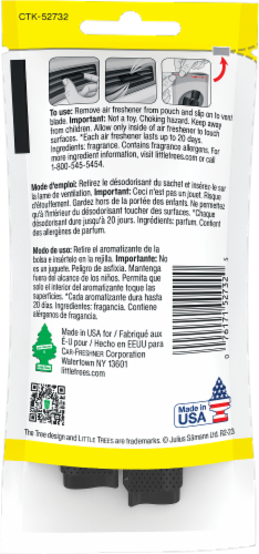 Little Trees® Vent Wrap® Vanillaroma® Car Freshener Perspective: back