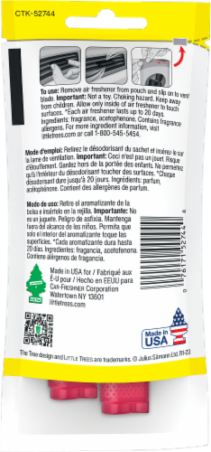 Little Trees® Vent Wrap® Air Freshner - Watermelon Perspective: back
