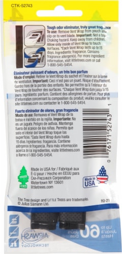 Little Trees® Caribbean Colada Air Fresheners Perspective: back