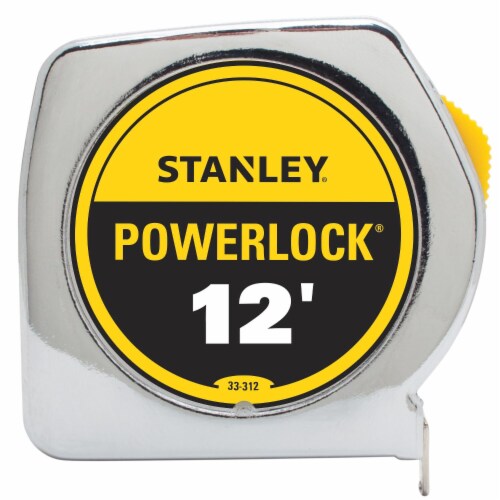 Stanley PowerLock® Professional Tape Measure - Gray/Yellow Perspective: back