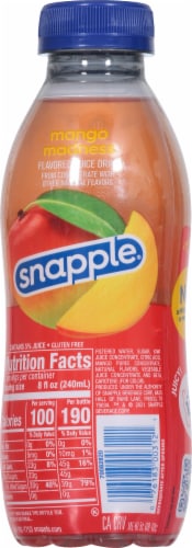 Snapple® Mango Madness Juice Drink Perspective: back