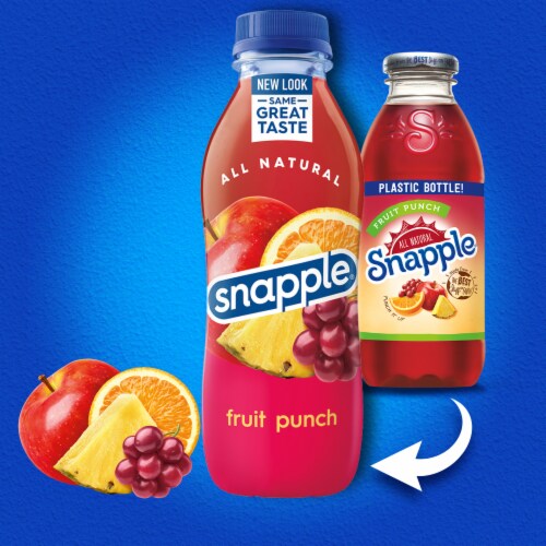 Snapple® Fruit Punch Juice Drink Perspective: back
