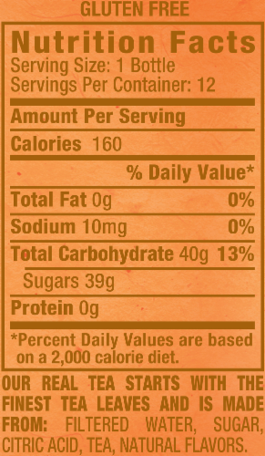 Snapple® Peach Tea Perspective: back