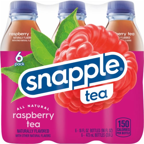 Snapple Raspberry Tea Perspective: back