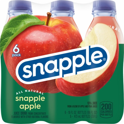 Snapple® Apple Juice Drink Perspective: back