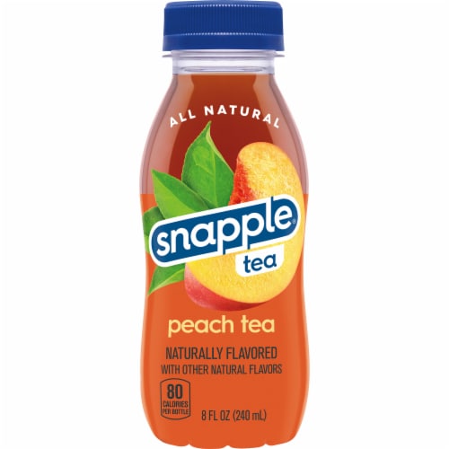 Snapple Peach Iced Tea Multipack Mini Bottles Perspective: back