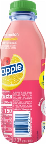 Snapple® Watermelon Lemonade Tea Perspective: back