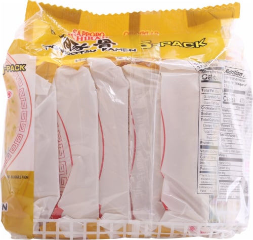 Sapporo Ramen Ichi Tonkotsu Noodles 5 Pack Perspective: back