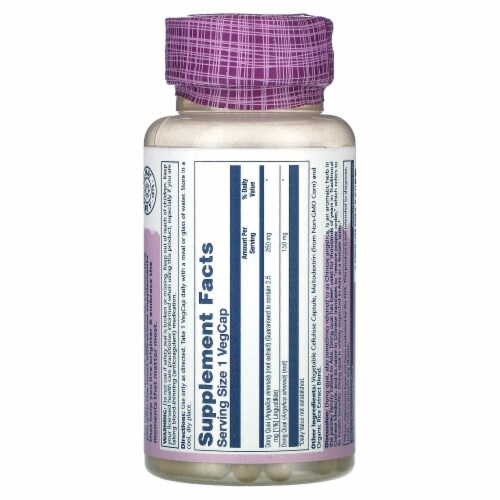 Solaray Vital Extracts Dong Quai 250 mg - 60 VegCaps Perspective: back