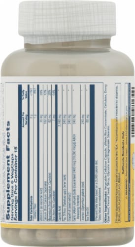 Solaray Yeast-Cleanse™ Perspective: back