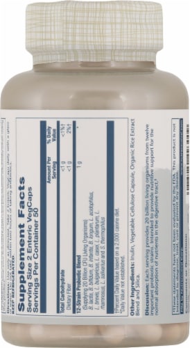 Solaray Multidophilus 12 Twelve Strain Formula Enteric VegCaps Perspective: back