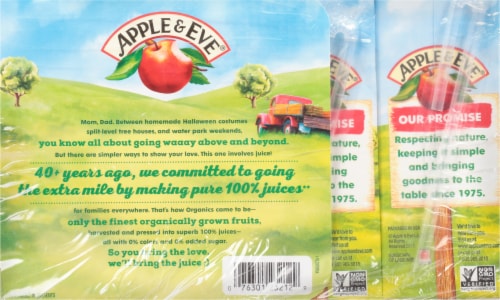 Apple & Eve® Organics 100% Juice Fruit Punch Perspective: back