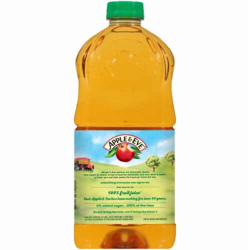 Apple & Eve 100% Apple Juice Perspective: back