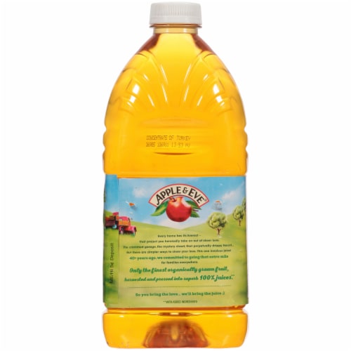Apple & Eve Organics Apple Juice Perspective: back