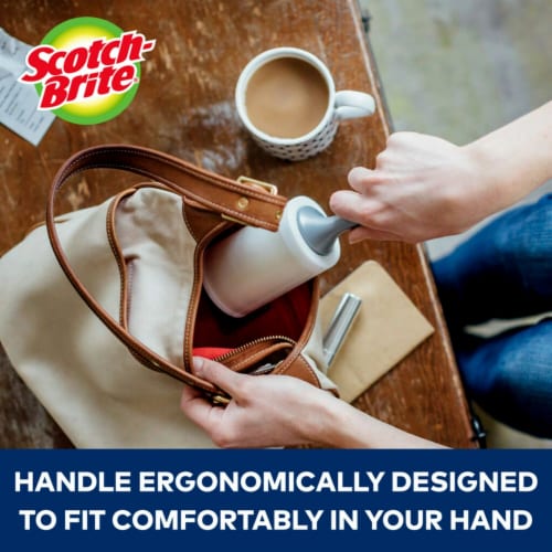 Scotch-Brite™ 50% Stickier Extreme Clean Lint Roller Perspective: back