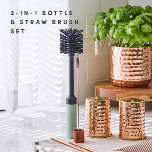 Scotch-Brite Bottle and Straw Brush Set Perspective: back