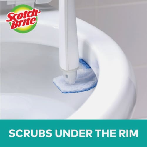 Scotch-Brite® Disposable Toilet Bowl Brush Set Perspective: back