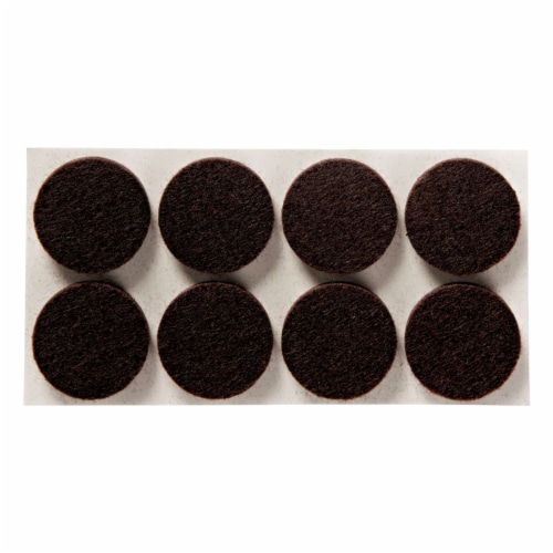 Scotch™ Round Felt Pads - Brown Perspective: back