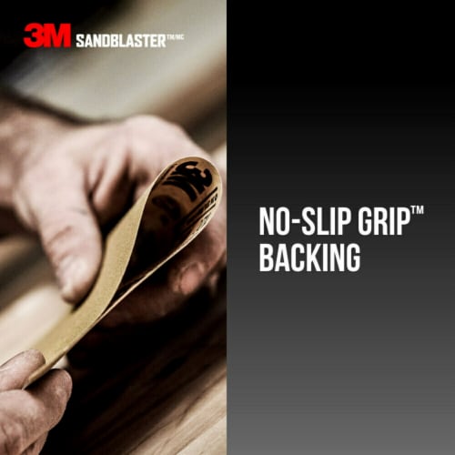 3M SandBlaster Assorted Grit Advanced Sanding Sheets Perspective: back