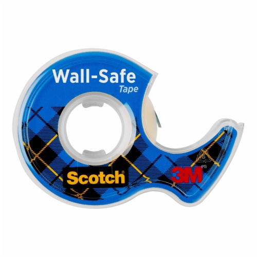 Scotch® Wall-Safe Tape - Clear Perspective: back